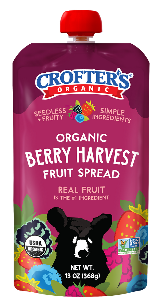 Berry Harvest Real Fruit Spread Squeeze, Organic