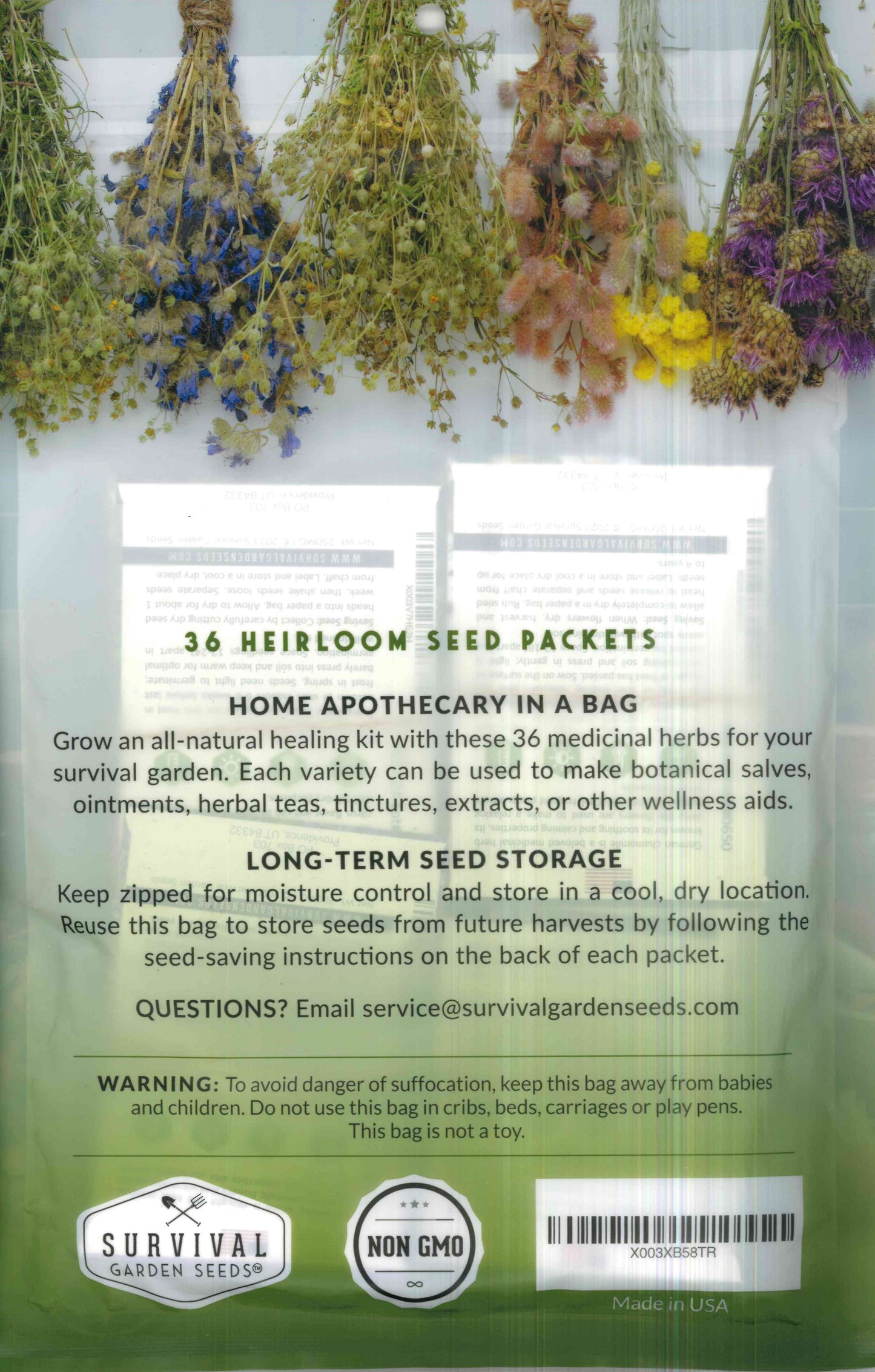 Survival Kit, Ultimate Medicinal Herb Collection