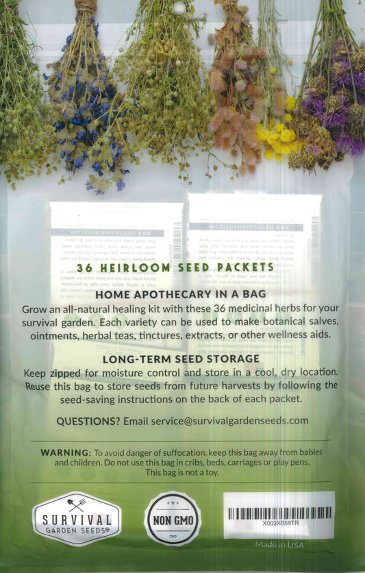 Survival Kit, Ultimate Medicinal Herb Collection