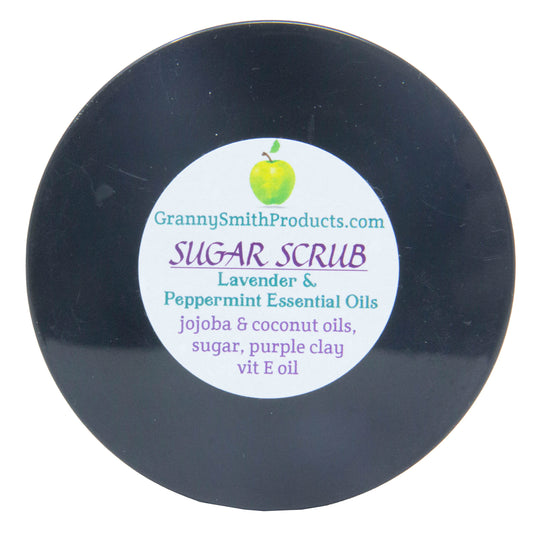 Sugar Scrub, Lavender & Peppermint Essential Oil