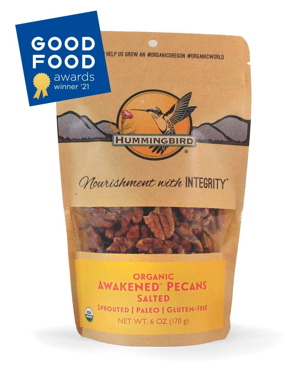 Pecans, Awakened®, Sprouted with a dash of Salt